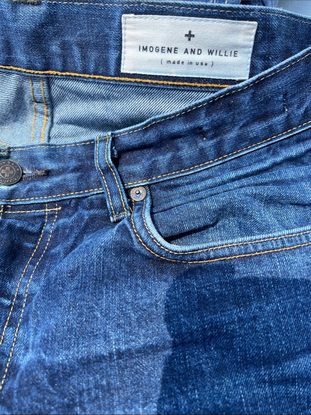 Men's Imogene and Willie, Blue Denim Jeans, size 31